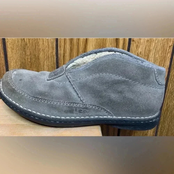 Men UGG Australia Gray High Split Top Slip On Rubber Sole Slippers Sz 10 main image 7